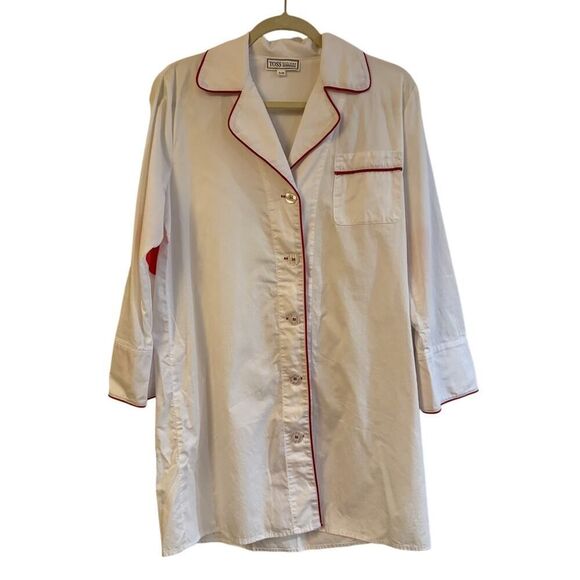 TOSS Designs Red Heart Nightshirt Women's Sz. S/M - Picture 3 of 9